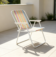 Chaise pliante légère et portable avec logo personnalisé pour la pêche, la randonnée, le pique-nique, le camping et la plage