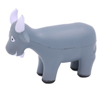Balle anti-stress en mousse PU en forme d'animal, impression de logo, design chèvre à rebond lent, mousse solide, cadeau promotionnel pour enfants de 4 à 6 ans, emballage OPP
