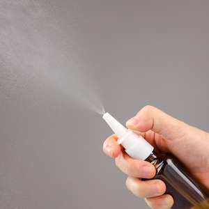 Mini flaconi per spruzzatore nasale in vetro ambrato 30ml 50ml 100ml flaconi Spray in vetro per congestione nasale portatili con tappo Spray nasale - Product Image 6
