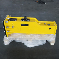 Marteau briseur hydraulique silencieux de 1,2 à 5 tonnes |   Marteau-piqueur à faible bruit pour mini-excavatrice de construction