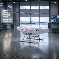 Hélicoptère Coaxial Sans Pilote F-1000 de Classe Tonne pour Charges Lourdes, 2400 kg MTOW, 1500 kg de Charge Utile, Portée 300-500 km, UAV
