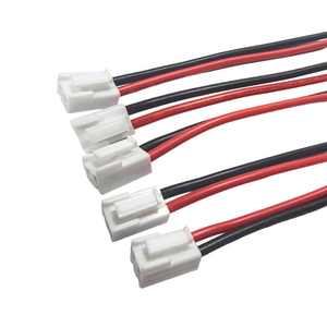 Professional Custom <strong>2.</strong>0/<strong>2.</strong>54/3.96mm Pitch VH XH PH Terminal Connector Wire Harness 2 Pin Red and Black Fan Extension Cable - Product Image 1