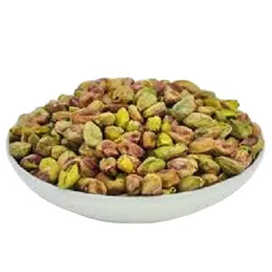 Kacang pistachio warna hijau biji mentah pistachio dubai pistachio kering dari alam tumbuh