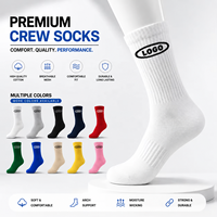 Chaussettes ras du cou jacquard à lettres ovales côtelées verticales de qualité supérieure, plusieurs couleurs au choix, respirantes, en coton maillé, avec soutien de la voûte plantaire et évacuation de l'humidité