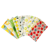 Emballage alimentaire réutilisable en cire d'abeille naturelle et durable, tissu en graines de coton, cire d'abeille de qualité supérieure, qualité naturelle, pour usage en cuisine, 18x20cm