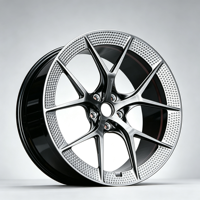 Velg Euro Stance New One Piece Forged Aluminium Alloy 19-20 Inch Pro Sport Mesh Guard 5 Spoke Rims untuk M4 untuk Stinger