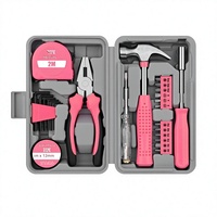 Ensemble d'outils multifonctionnels pour la maison, boîte à outils, ruban à mesurer, outils de réparation manuels, acier allié au chrome-vanadium, complet