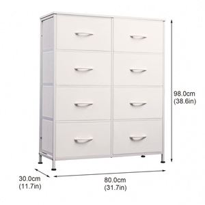 Cómoda Moderna de Acero Inoxidable para Dormitorio - Product Image 3