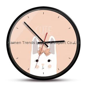 Phim Hoạt Hình Động Vật Nhựa Cổ Nghệ Thuật Tùy Chỉnh Đồng Hồ Pin Hoạt Động Im Lặng Đồng Hồ Treo Tường - Product Image 2