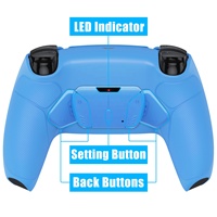 EXtremeRate RISE4 V3 Remap Kit untuk PS5 BDM030/040/050 Joystick Back Paddle Tombol Tambahan di Belakang untuk Kontroler PS5