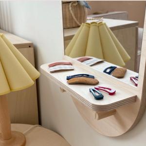 <span class=keywords><strong>Miroir</strong></span> mural moderne en bois, écologique, pour chambre d'enfant, chambre <span class=keywords><strong>de</strong></span> bébé, chambre d'hôpital, <span class=keywords><strong>miroir</strong></span> <span class=keywords><strong>de</strong></span> maquillage Montessori, vente en gros - Product Image 3