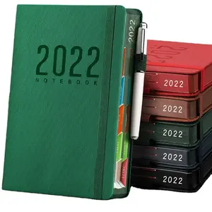 Courroie de couverture en cuir taille A5 2023 calendrier planificateur cahier