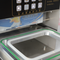 Machine d'emballage et de scellage de barquettes alimentaires en plastique Shuchen, modèle à moule interchangeable, la plus vendue