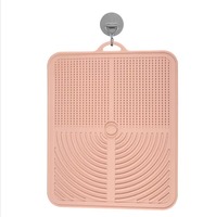 Tapis de drainage en silicone antidérapant rectangulaire pour ustensiles de cuisine écologiques
