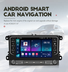 หน้าจอสัมผัสมัลติมีเดียในรถยนต์ Android 15 สำหรับ VW Skoda Golf Polo <span class=keywords><strong>Passat</strong></span> <span class=keywords><strong>B5</strong></span> B6 Jetta พร้อมช่องใส่ SD การ์ด ติดตั้งบนแผงหน้าปัด วิทยุ GPS ระบบไร้สาย CarPlay - Product Image 2