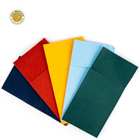 Serviettes de table colorées OOLIMA Airlaid avec pochette pour fourchette et cuillère, pour restaurant et table à manger
