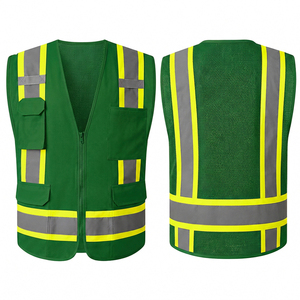 Chaleco de seguridad para obras viales, fabricante profesional, chaleco reflectante de seguridad de alta calidad con tela de malla para trabajos de construcción - Product Image 1