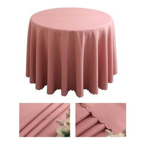 ผ้าปูโต๊ะทรงกลมสีพื้นขนาด 320 ซม. ขายส่ง สไตล์สแกนดิเนเวียน เหมาะสำหรับโรงแรม งานแต่งงาน และงานปาร์ตี้ - Product Image 1