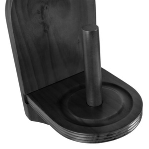 Support en bois fixé au <span class=keywords><strong>mur</strong></span> <span class=keywords><strong>de</strong></span> <span class=keywords><strong>craie</strong></span> <span class=keywords><strong>de</strong></span> cône, bois solide avec la couleur noire, TP-BW1011 - Product Image 6