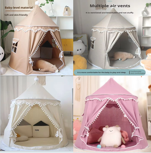 Tienda <span class=keywords><strong>de</strong></span> campaña infantil KidsPlayTent <span class=keywords><strong>de</strong></span> gran espacio, portátil, para juegos en interiores, unisex, casa <span class=keywords><strong>de</strong></span> gateo, <span class=keywords><strong>castillo</strong></span>, <span class=keywords><strong>de</strong></span> tela <span class=keywords><strong>de</strong></span> terciopelo suave tipo piel <span class=keywords><strong>de</strong></span> melocotón, juguete. - Product Image 4