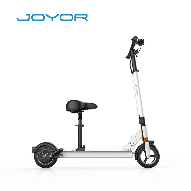Super Comfortable Joyor F3+ 8Inch Electric Scooter with Seat Foldable 350W Electric Scooter for Adults