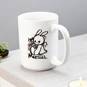 Tasses à sublimation en céramique de 15 oz en porcelaine fine, <span class=keywords><strong>fournisseur</strong></span> de tasses vierges de qualité supérieure, blanches nacrées, personnalisables pour café - Product Image 6