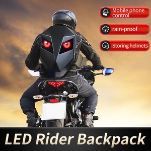 Sac à Dos de Motard avec Écran d'Affichage 3D Yeux de Démon à <span class=keywords><strong>LED</strong></span> avec Télécommande Sac à Dos pour Casque de Moto Sac à Dos Yeux <span class=keywords><strong>LED</strong></span> pour Moto - Product Image 2