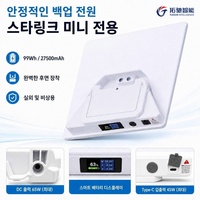 Batterie externe portable 99Wh 27500mAh compatible Starlink Mini DC 65W USB-C 45W IP65 étanche pour le camping