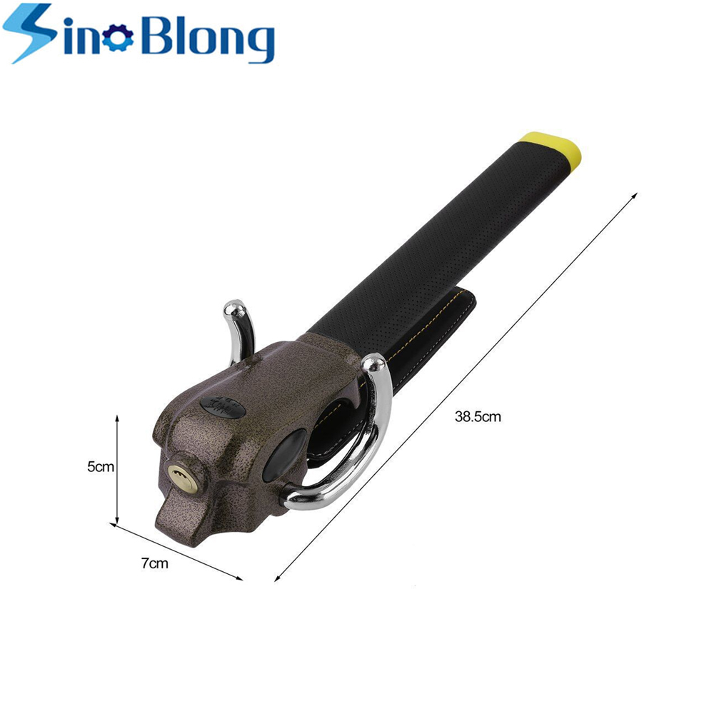 Sinoblong OEM Visible Password Lock High Quality Factory Direct Sale Car Steering Wheel Lock