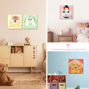 Kit de Peinture par Numéros Personnalisé en Gros pour Animaux de Compagnie : Portrait Numérique DIY de Chat Persan, Shiba Inu, Caniche – Peinture à l'Huile - Product Image 5
