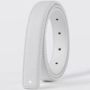 高品质の牛革ベルト付き女性のファッションバックルレスベルト - Product Image 6