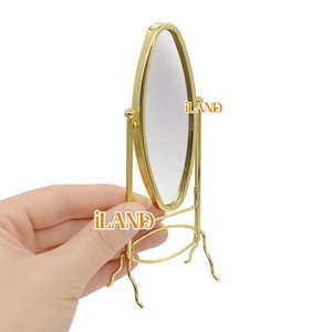 ILAND specchio <span class=keywords><strong>da</strong></span> toeletta in miniatura Miniature specchio per casa delle bambole per casa delle bambole <span class=keywords><strong>mobili</strong></span> per camera <span class=keywords><strong>da</strong></span> letto artigianali <span class=keywords><strong>fai</strong></span> <span class=keywords><strong>da</strong></span> <span class=keywords><strong>te</strong></span> - Product Image 2