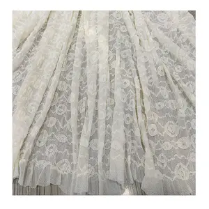 Elbise için yeni stil fantezi streç gofre kabarcık dantel kumaş