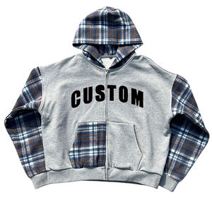 <span class=keywords><strong>เสื้อ</strong></span><span class=keywords><strong>ฮู</strong></span>้ดซิปสีพรางลาย<span class=keywords><strong>ทหาร</strong></span>แบบหนาพิเศษสำหรับผู้ชาย ขายส่ง <span class=keywords><strong>เสื้อ</strong></span><span class=keywords><strong>ฮู</strong></span>้ดสีเทา - Product Image 4