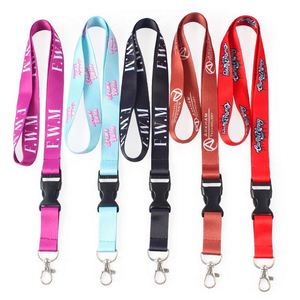 Porte-clés personnalisé en polyester avec logo imprimé par sublimation, sans minimum de commande - Product Image 1