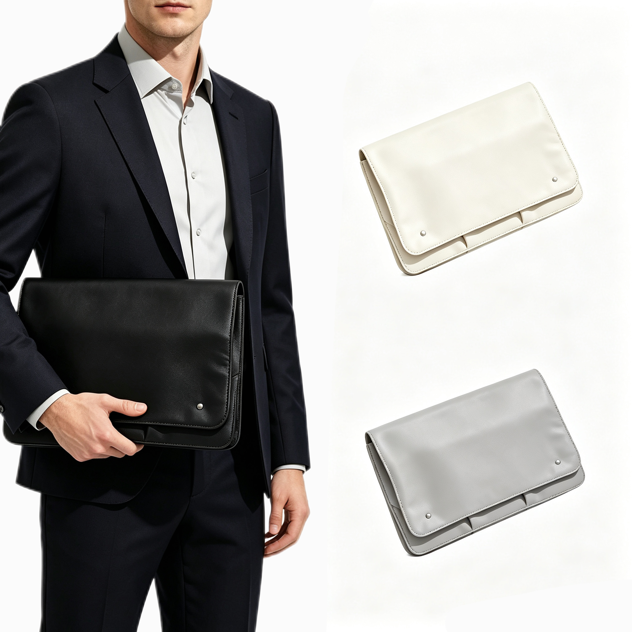 Waterproof Laptop Briefcase Multi Pockets Envelope Notebook