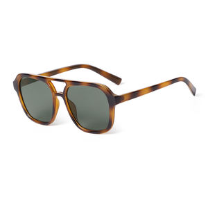 Gafas de Sol de gran tamaño de diseñador, gafas de sol de moda para hombre y mujer, monturas de gafas de piloto con remaches Vintage, protección UV - Product Image 5