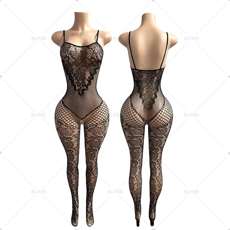 ELITES Sexy Underwear Long Sleeve Fishnet
