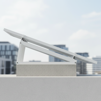 Kit de montage triangulaire pour panneaux solaires photovoltaïques sur toit plat Angels, structure en aluminium, supports de toiture en métal pour béton, surface anodisée 25