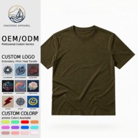T-shirt décontracté pour homme, design personnalisé, protection UPF50+, antibactérien, 230 GSM, 100 % coton à fibres extra longues, propre et direct