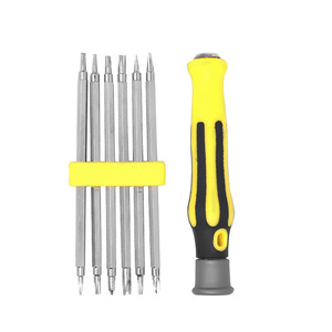 ZHCY <b>Screwdriver</b> <b>Set</b> 6 In 1 Magnetic Phillips <b>Bits</b> For Mobile Phone Repair Tools Chrome Vanadium Steel - Product Image 1