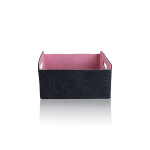 <span class=keywords><strong>Cesta</strong></span> de Almacenamiento Ecológica con Logotipo Personalizado al por Mayor, <span class=keywords><strong>Cesta</strong></span> de Almacenamiento de Fieltro para el Hogar y la Oficina, Estantería para Libros, Juguetes, Ropa - Product Image 1