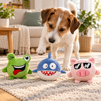 Jouets en peluche pour chien Kinghon, doux et durables, écologiques, style amusant, pour les fêtes, balle jouet pour animaux de compagnie