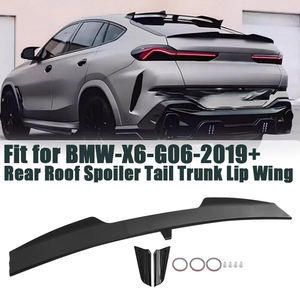 Kit d'aileron de toit et de <span class=keywords><strong>becquet</strong></span> de coffre aspect fibre de carbone noir brillant pour BMW X6 X6M G06 2020-2024 - Product Image 3