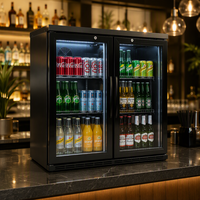 Vitrine Réfrigérée pour Boissons, Vitrine à Bière, Réfrigérateur Commercial à Trois Portes pour Supermarché, Refroidissement par Air, Sans Givre, pour Bar