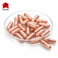 Capsules vides de pullulan bleu céruleen brillant, ton ciel clair, pour marque de suppléments Clean Label, personnalisation OEM, GMP