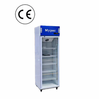 Vitrine Réfrigérée Commerciale Verticale en Acier Galvanisé pour Boissons 400L-1288L 2-8°C