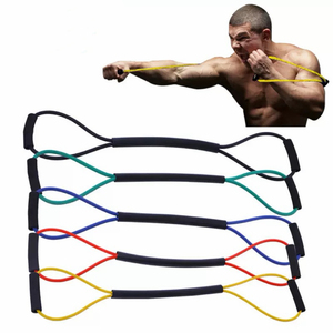 Bandas de Resistencia de Alta Calidad en Forma de 8, de TPE y NBR, para Entrenamiento de Fuerza en Casa o Gimnasio, Expansor de Pecho, con Logotipo Personalizado - Product Image 1