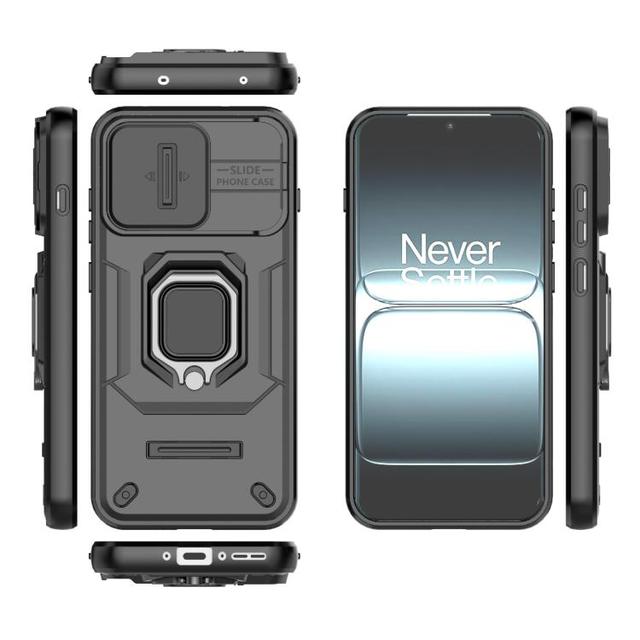 New Design for OnePlus 13T 5G Sliding Camshield TPU + PC Shockproof Phone Protective Case with Holder