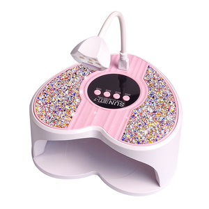 Lámpara de Uñas LED UV Eléctrica Profesional <span class=keywords><strong>SUN</strong></span> BT-7 de 288 W, Forma de Corazón, Fuentes de Luz Duales, 45 LED, Secador de Uñas con Sensor Automático - Product Image 4